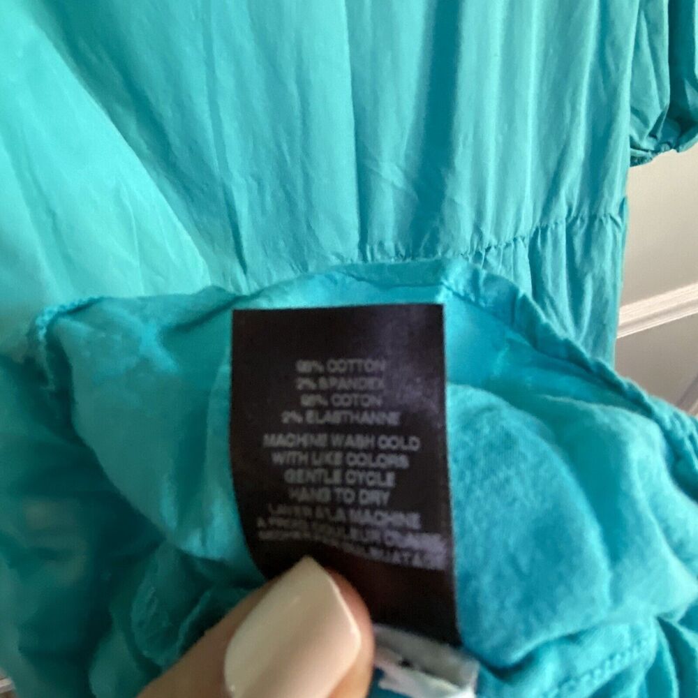 ANTHROPOLOGIE AMADI SHIRT DRESS LARGE $158 Cordelia Tiered Midi Shirtdress New - Picture 11 of 11